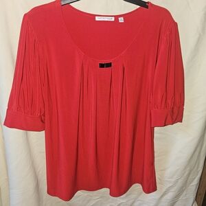 Notations Women's Red Top